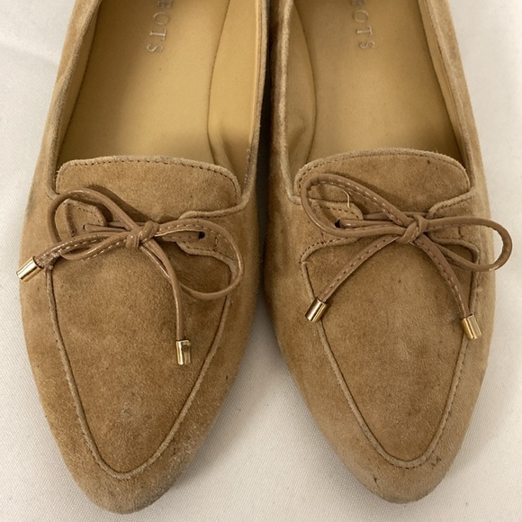 Talbots Leather Suede Women’s Size 6.5 Tan Slip on Loafer Driving Shoes Tassels - Picture 5 of 10